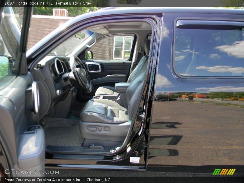 Formal Black / Gray 2007 Honda Ridgeline RTL
