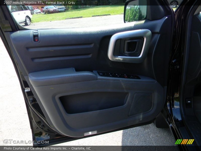 Formal Black / Gray 2007 Honda Ridgeline RTL