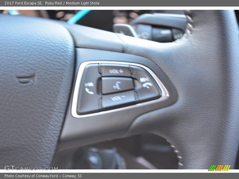 Ruby Red / Medium Light Stone 2017 Ford Escape SE