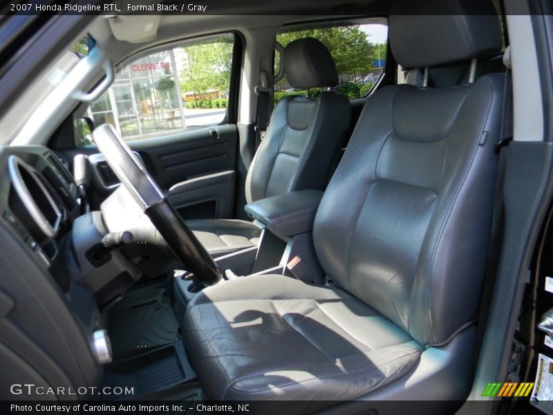 Formal Black / Gray 2007 Honda Ridgeline RTL