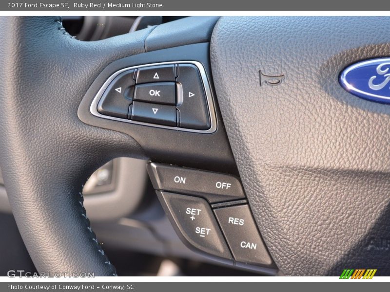 Ruby Red / Medium Light Stone 2017 Ford Escape SE