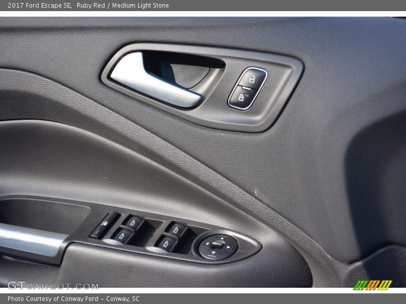 Ruby Red / Medium Light Stone 2017 Ford Escape SE