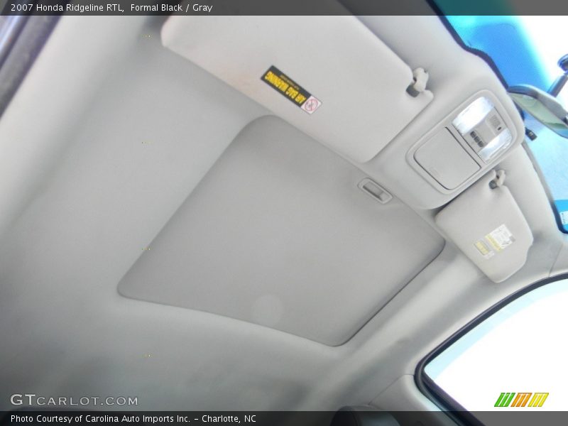 Formal Black / Gray 2007 Honda Ridgeline RTL