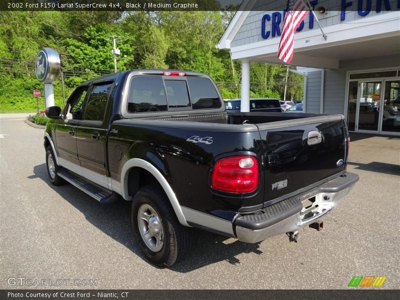 Black / Medium Graphite 2002 Ford F150 Lariat SuperCrew 4x4