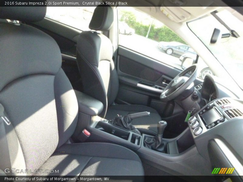 Crystal Black Silica / Black 2016 Subaru Impreza 2.0i Sport Premium