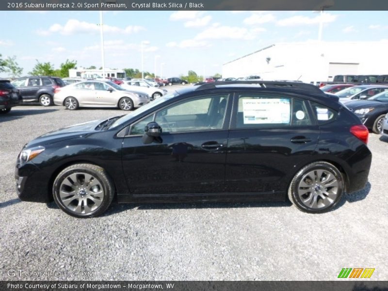 Crystal Black Silica / Black 2016 Subaru Impreza 2.0i Sport Premium
