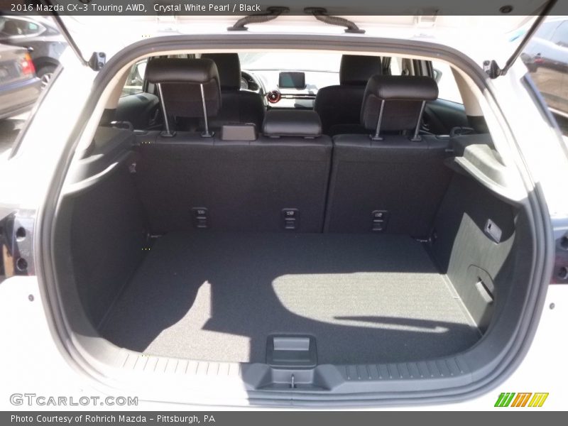 Crystal White Pearl / Black 2016 Mazda CX-3 Touring AWD
