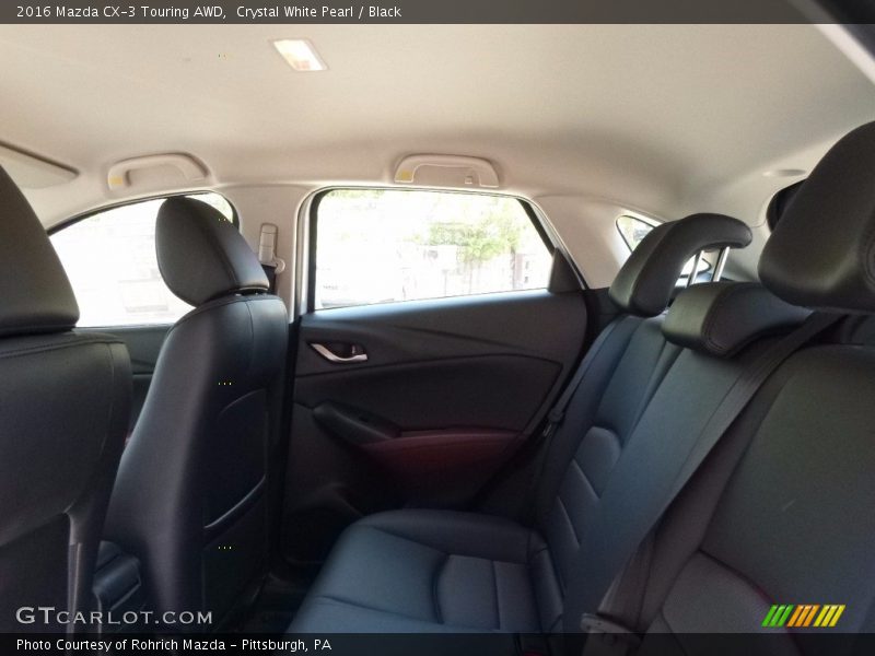 Crystal White Pearl / Black 2016 Mazda CX-3 Touring AWD