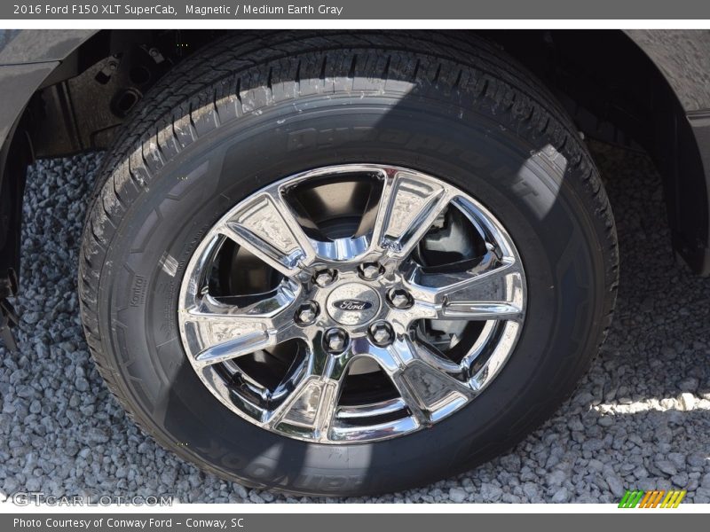 Magnetic / Medium Earth Gray 2016 Ford F150 XLT SuperCab