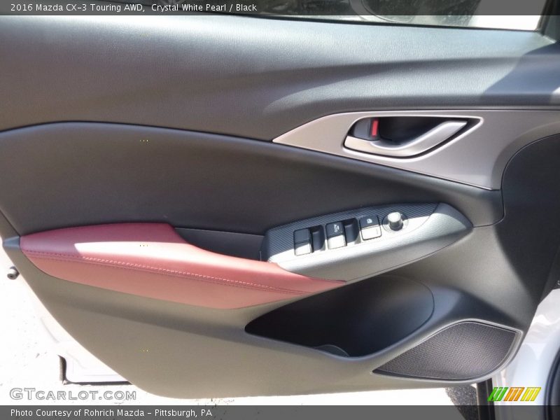 Crystal White Pearl / Black 2016 Mazda CX-3 Touring AWD