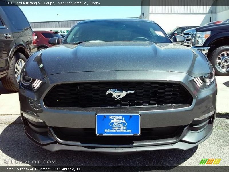 Magnetic Metallic / Ebony 2016 Ford Mustang V6 Coupe