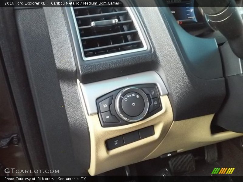 Caribou Metallic / Medium Light Camel 2016 Ford Explorer XLT