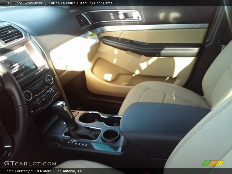 Caribou Metallic / Medium Light Camel 2016 Ford Explorer XLT