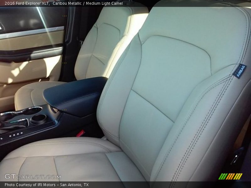 Caribou Metallic / Medium Light Camel 2016 Ford Explorer XLT