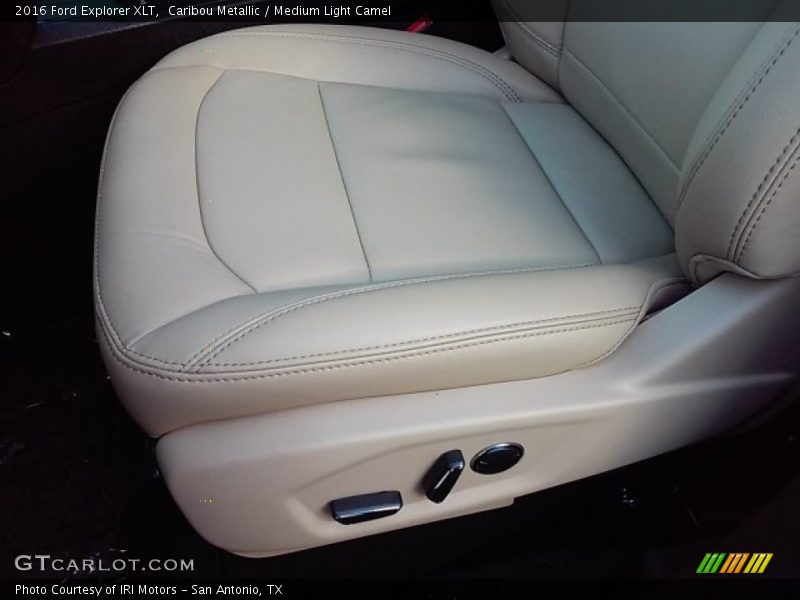 Caribou Metallic / Medium Light Camel 2016 Ford Explorer XLT