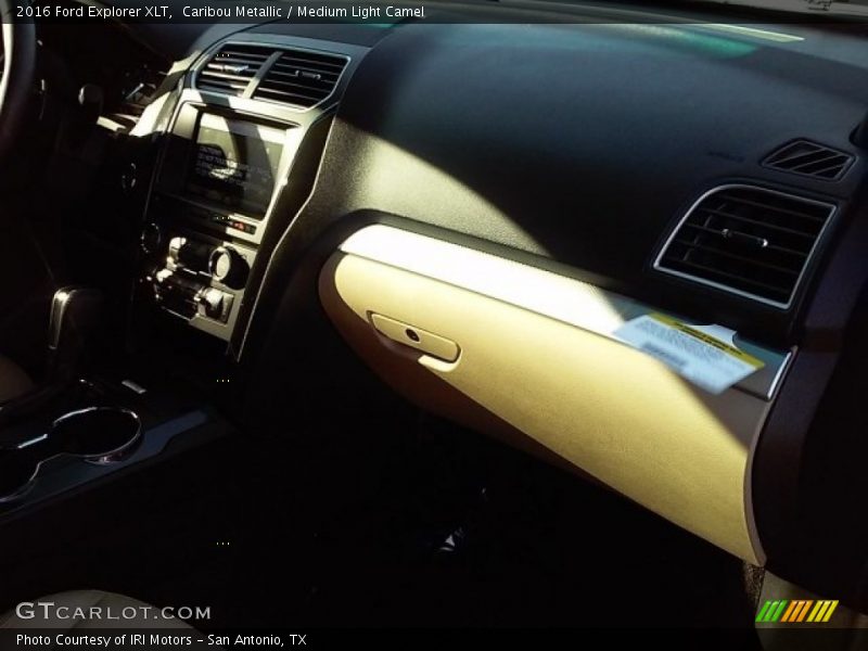 Caribou Metallic / Medium Light Camel 2016 Ford Explorer XLT