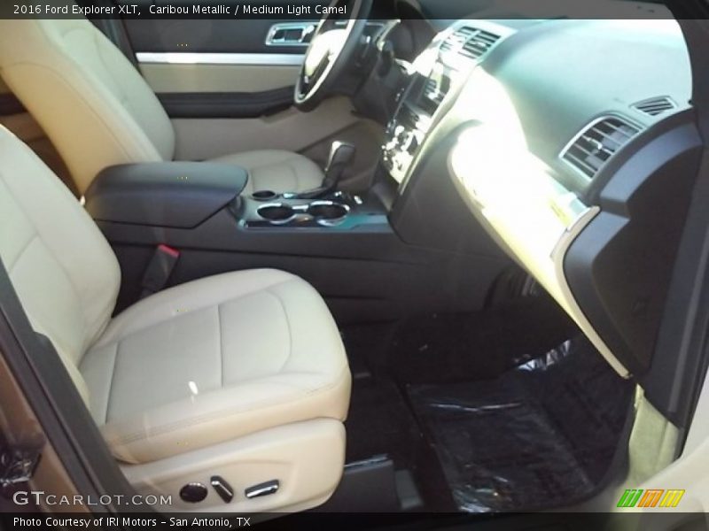 Caribou Metallic / Medium Light Camel 2016 Ford Explorer XLT