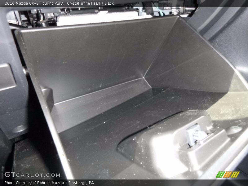 Crystal White Pearl / Black 2016 Mazda CX-3 Touring AWD