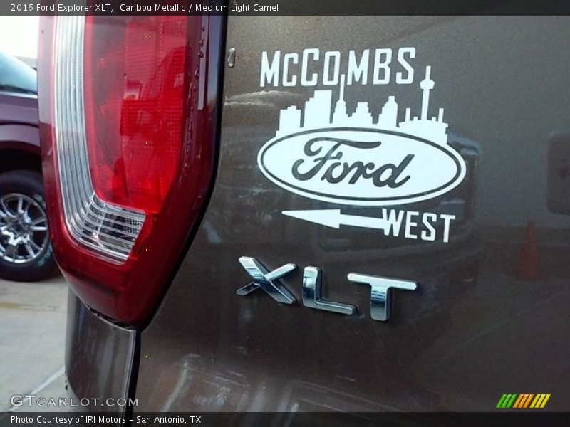 Caribou Metallic / Medium Light Camel 2016 Ford Explorer XLT