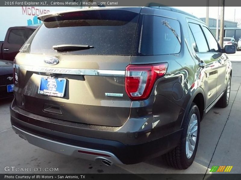 Caribou Metallic / Medium Light Camel 2016 Ford Explorer XLT