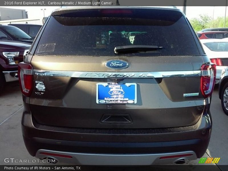 Caribou Metallic / Medium Light Camel 2016 Ford Explorer XLT