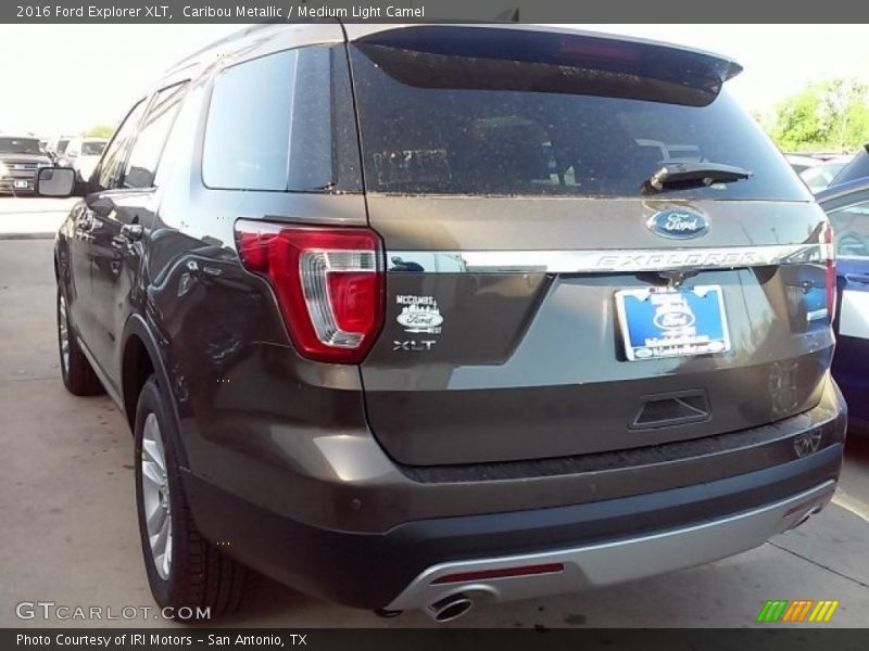 Caribou Metallic / Medium Light Camel 2016 Ford Explorer XLT