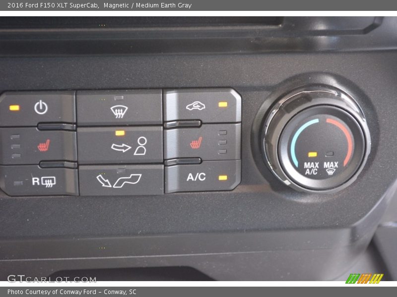 Magnetic / Medium Earth Gray 2016 Ford F150 XLT SuperCab