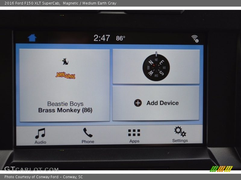 Magnetic / Medium Earth Gray 2016 Ford F150 XLT SuperCab