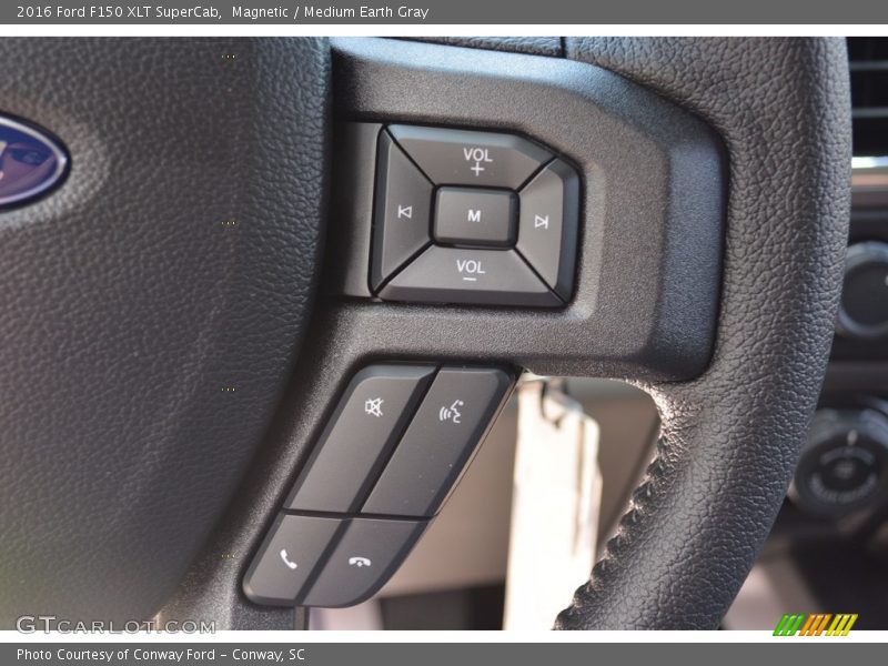 Magnetic / Medium Earth Gray 2016 Ford F150 XLT SuperCab