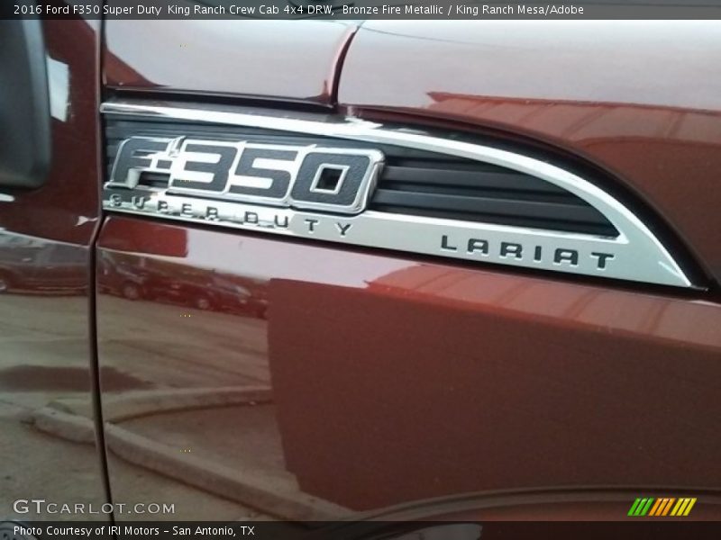 Bronze Fire Metallic / King Ranch Mesa/Adobe 2016 Ford F350 Super Duty  King Ranch Crew Cab 4x4 DRW