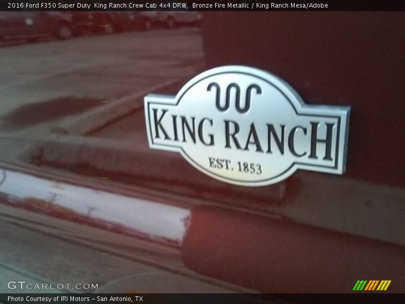 Bronze Fire Metallic / King Ranch Mesa/Adobe 2016 Ford F350 Super Duty  King Ranch Crew Cab 4x4 DRW