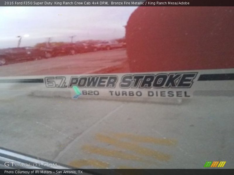 Bronze Fire Metallic / King Ranch Mesa/Adobe 2016 Ford F350 Super Duty  King Ranch Crew Cab 4x4 DRW