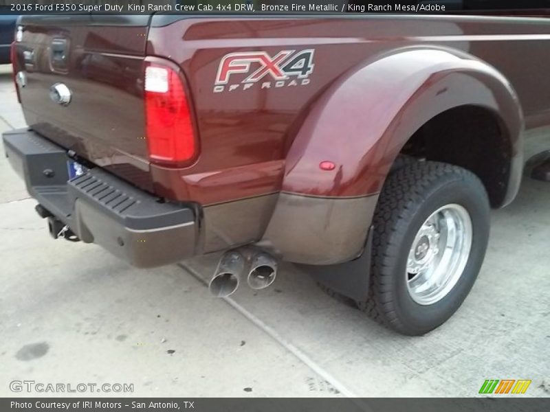 Bronze Fire Metallic / King Ranch Mesa/Adobe 2016 Ford F350 Super Duty  King Ranch Crew Cab 4x4 DRW