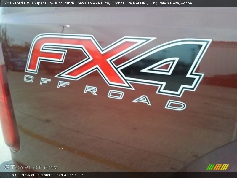 Bronze Fire Metallic / King Ranch Mesa/Adobe 2016 Ford F350 Super Duty  King Ranch Crew Cab 4x4 DRW