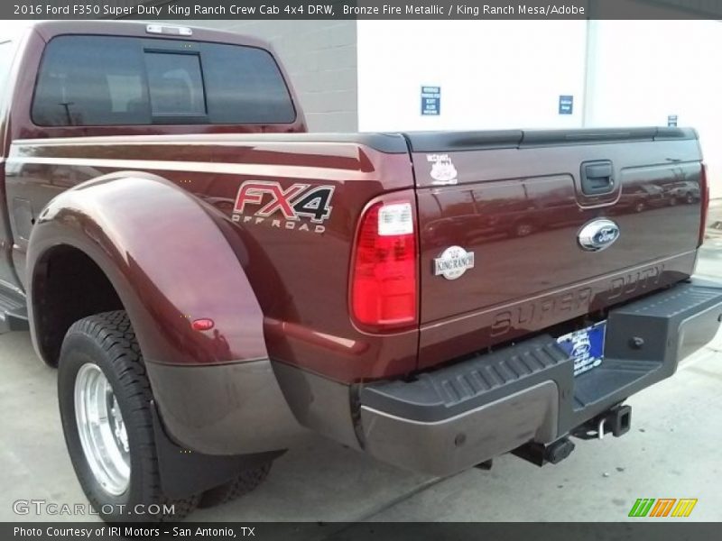 Bronze Fire Metallic / King Ranch Mesa/Adobe 2016 Ford F350 Super Duty  King Ranch Crew Cab 4x4 DRW