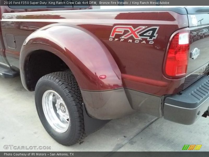 Bronze Fire Metallic / King Ranch Mesa/Adobe 2016 Ford F350 Super Duty  King Ranch Crew Cab 4x4 DRW