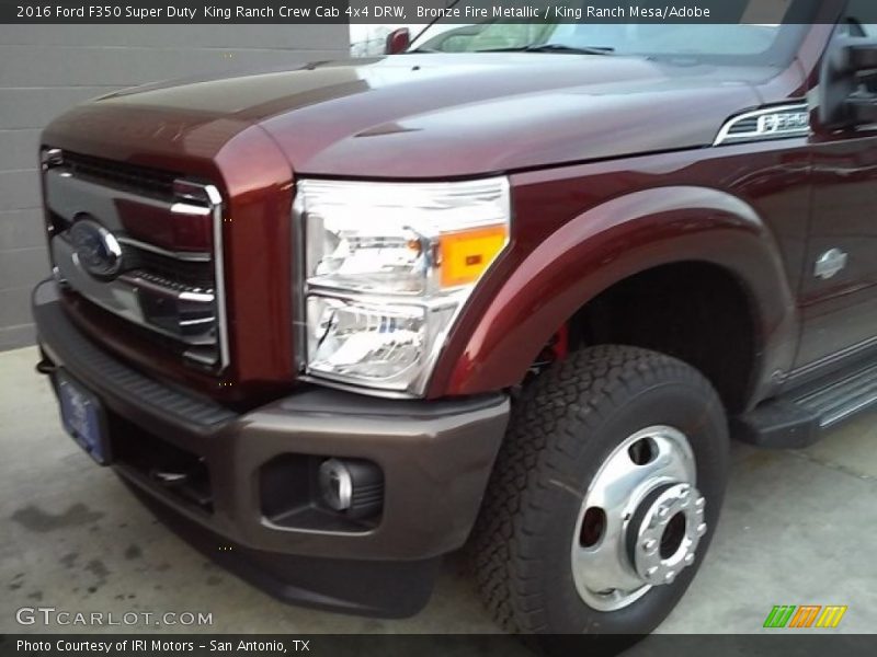 Bronze Fire Metallic / King Ranch Mesa/Adobe 2016 Ford F350 Super Duty  King Ranch Crew Cab 4x4 DRW
