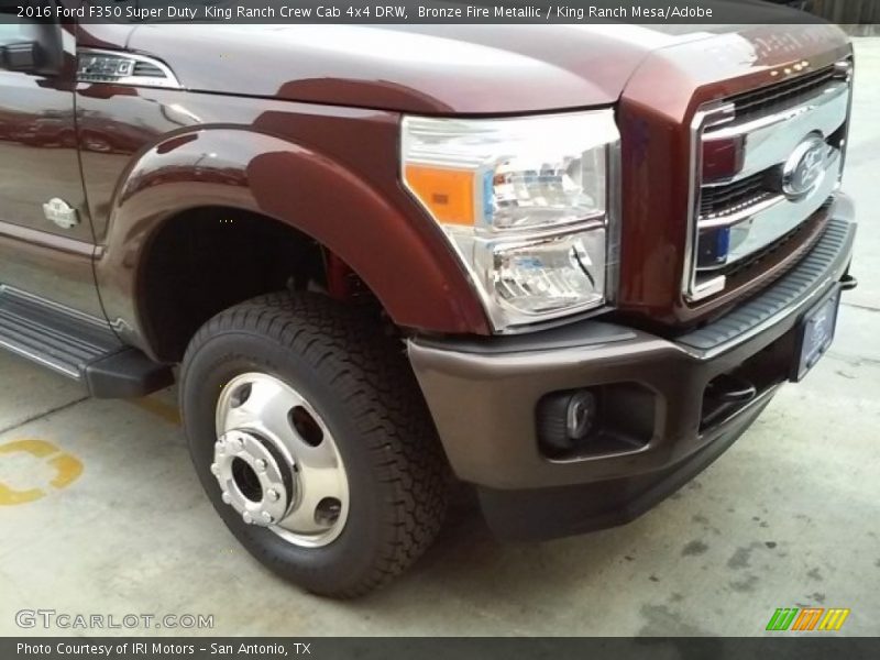 Bronze Fire Metallic / King Ranch Mesa/Adobe 2016 Ford F350 Super Duty  King Ranch Crew Cab 4x4 DRW
