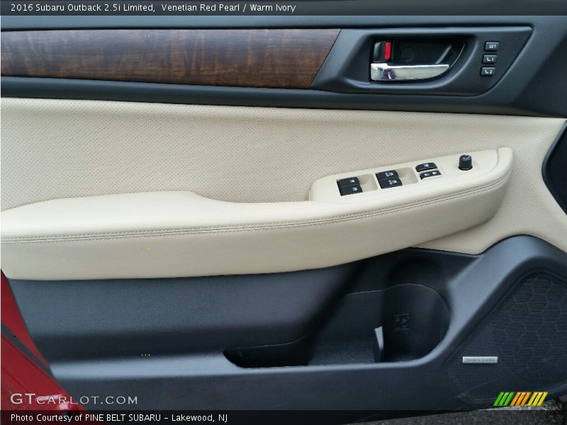 Venetian Red Pearl / Warm Ivory 2016 Subaru Outback 2.5i Limited