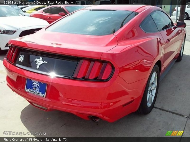 Race Red / Ebony 2016 Ford Mustang V6 Coupe