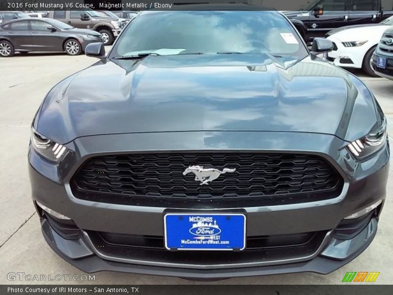 Magnetic Metallic / Ebony 2016 Ford Mustang V6 Coupe