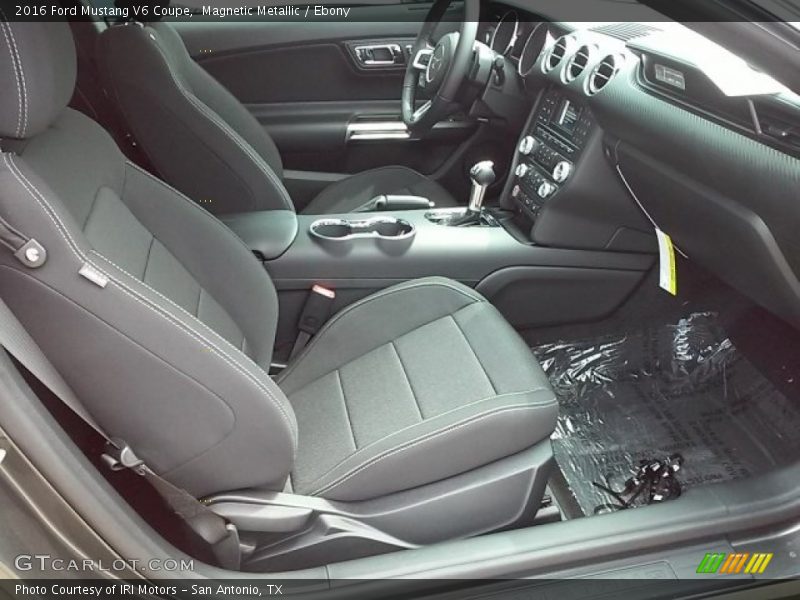 Magnetic Metallic / Ebony 2016 Ford Mustang V6 Coupe