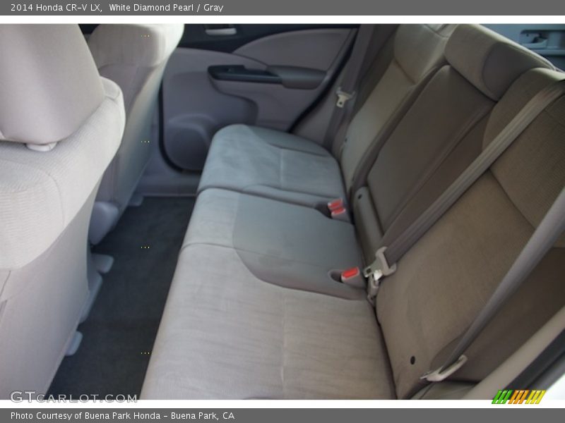 White Diamond Pearl / Gray 2014 Honda CR-V LX