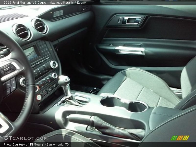 Magnetic Metallic / Ebony 2016 Ford Mustang V6 Coupe