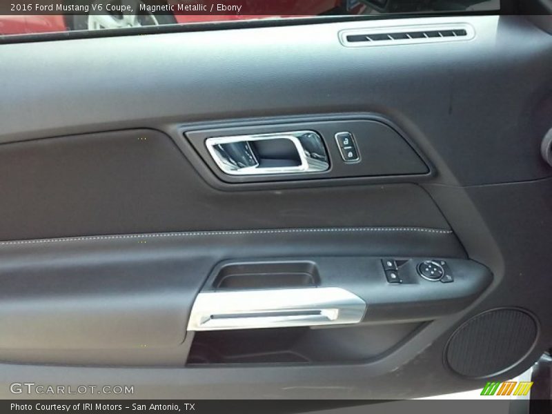 Magnetic Metallic / Ebony 2016 Ford Mustang V6 Coupe