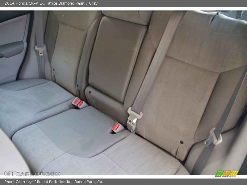 White Diamond Pearl / Gray 2014 Honda CR-V LX