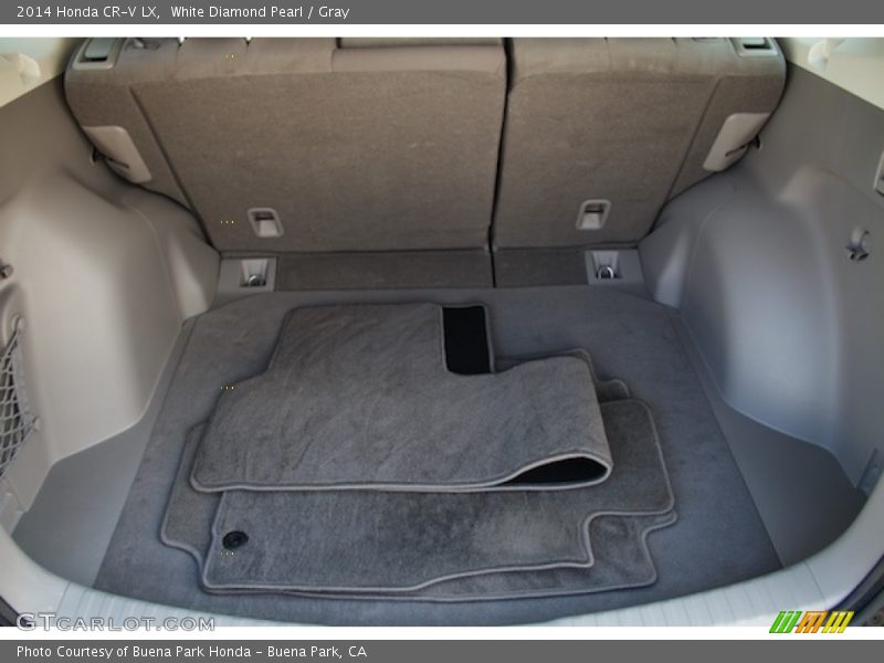 White Diamond Pearl / Gray 2014 Honda CR-V LX