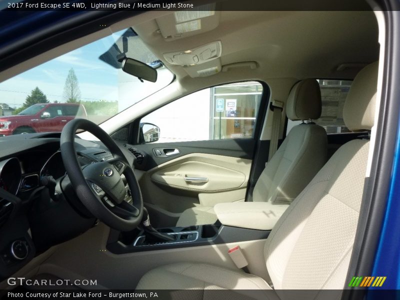 Lightning Blue / Medium Light Stone 2017 Ford Escape SE 4WD