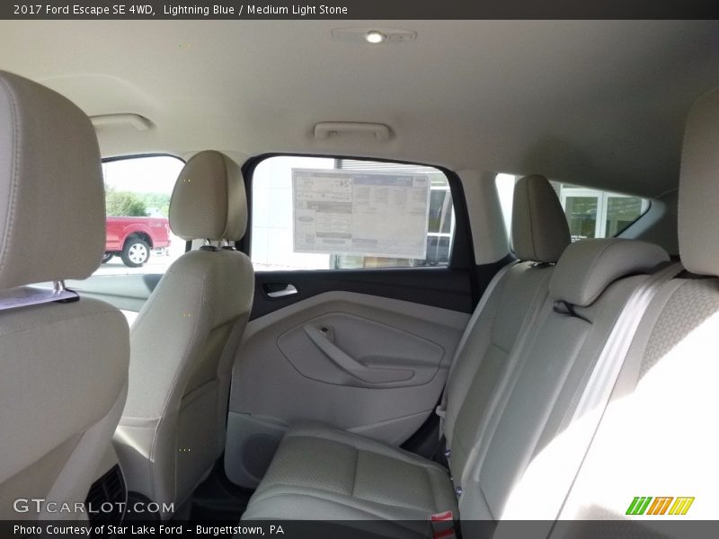 Lightning Blue / Medium Light Stone 2017 Ford Escape SE 4WD