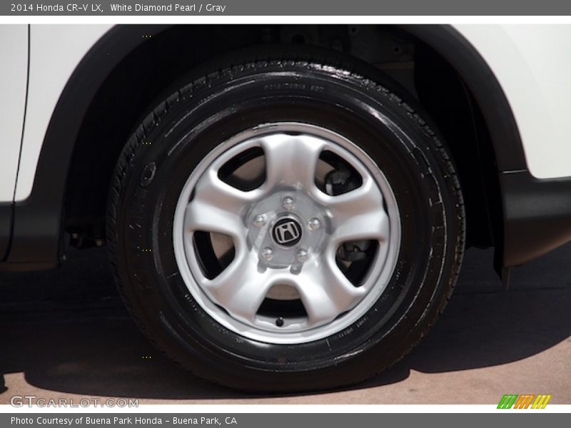 White Diamond Pearl / Gray 2014 Honda CR-V LX